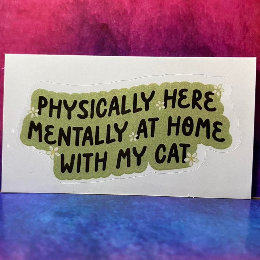 Funny Cat Lover Sticker